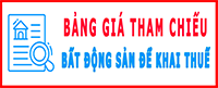 Giá tham khảo bất động sản để khai thuế