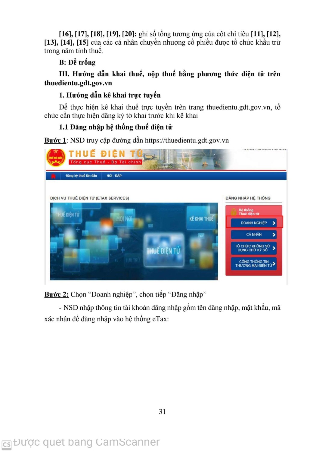 PL 02 HƯỚNG DẪN TỔ CHỨC KHAI THAY, NỘP THAY TRONG TRUỜNG HỢP CÁ NHÂN NHẬN CỔ TỨC BẰNG CỔ PHIẾU 31 (1)